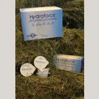 Hydroforce Einzelpack, Minipack und Einzeltabletten im Heu
